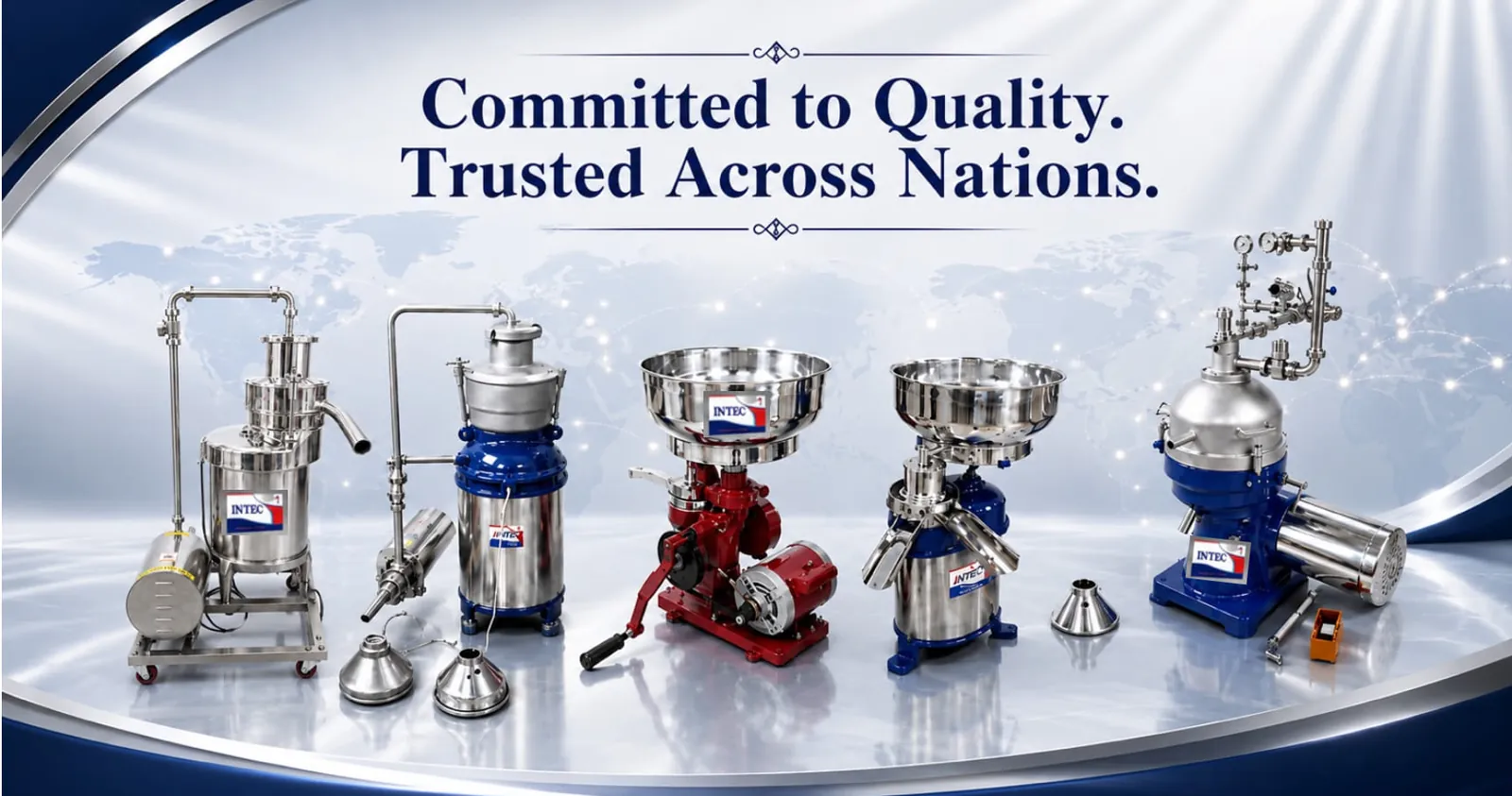 Milk cans and dairy equipment exporter India