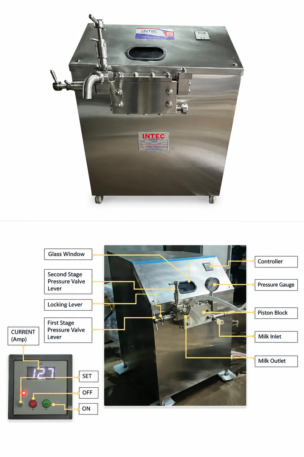 Pressure Homogeniser exporter in USA